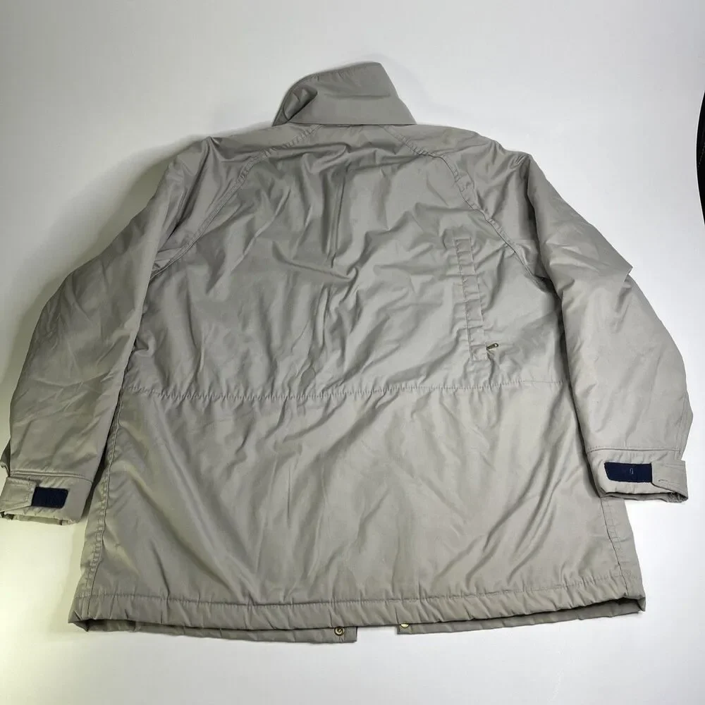 Vintage Woolrich Parka Jacket Blue USA Men’s XL Full Zip No Hood - Picture 2 of 6